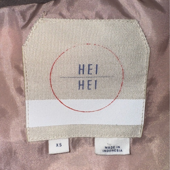 Hei Hei Anthropologie-Pink Bomber Jacket. Size XS VGUC - Picture 5 of 12